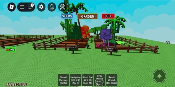 Akun Grow A garden 1 moon blossom 1 cacao 1 beanstalk banyak Mythical,banyak pet 300m coin