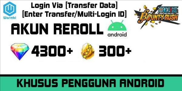 One Piece Bounty Rush Reroll Account