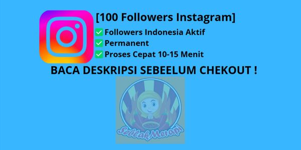 100 Followers Instagram #INDONESIA