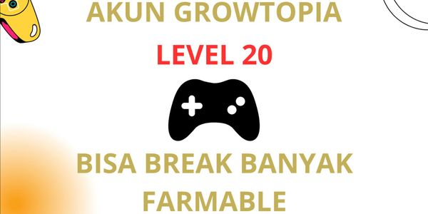 GROWTOPIA ACCOUNT LEVEL 20