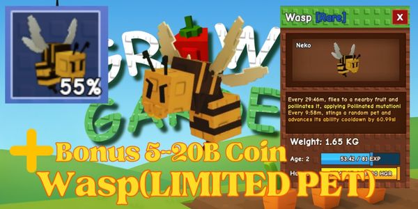 Wasp Pet Grow A Garden