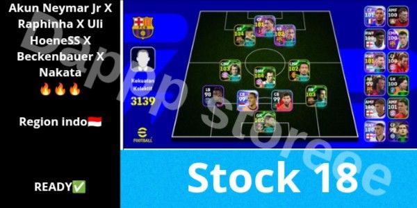 Neymar Jr. X Raphinha X Uli HoeneSS X Beckenbauer account, nice account ready to use.