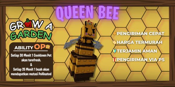 Queen Bee + Bonus Random Pet