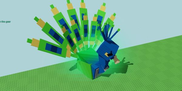 Huge Titan Peacock | Grow A Garden