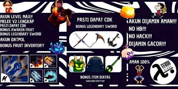 Blox Fruit Account GodHuman + CDK + Hallow Scythe