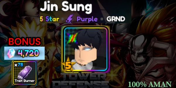 Akun Starter ALL STAR Jin Sung (SJW) I All Star Tower Defense X