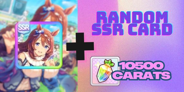 [GLOBAL] [STARTER] SUPER CREEK + 10500 CARATS + RANDOM SSR CARD Umamusume: Pretty Derby