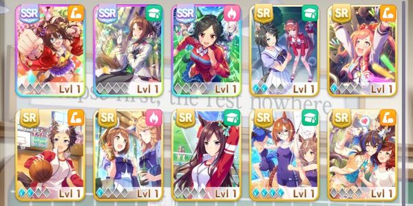 [GLOBAL] [STARTER] Umamusume: Pretty Derby FINE MOTION + WINNING TICKET + EL CONDOR PASA + 8 SR CARDS