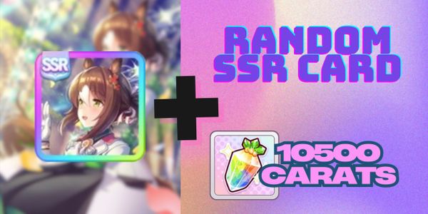 [GLOBAL] [STARTER] FINE MOTION + 10500 CARATS + RANDOM SSR CARD Umamusume: Pretty Derby