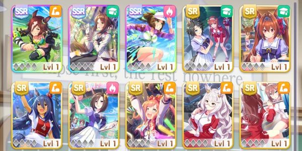 Umamusume: Pretty Derby FINE MOTION + VODKA + INES FUJIN + 17 SR CARDS