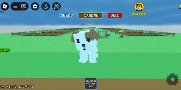 Huge Dog - Grow A Garden