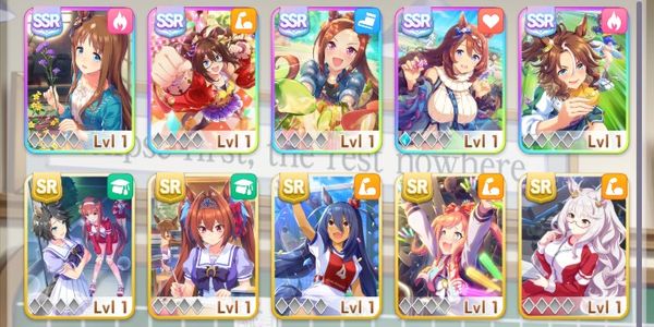 [GLOBAL] [STARTER] Umamusume: Pretty Derby Account 2x SUPER CREEK (LB1) + GRASS WONDER + ELCONDOR PASA + SAKURA BAKUSHIN + MEJIRO PALMER