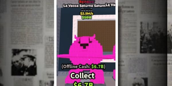 The Saturnite Saturn Cow Rainbow | (Steal a brainrot)