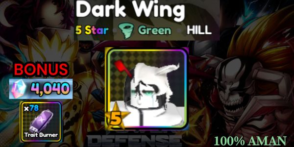 Akun Starter BLOODLUST Dark Wing (Ulquiorra) I All Star Tower Defense X