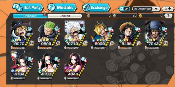 [Android] Trio Extreme Account | Sabo lv 87 + Luffy Nika lv 80 + Kuzan lv 61 | medal trio boa Hancock
