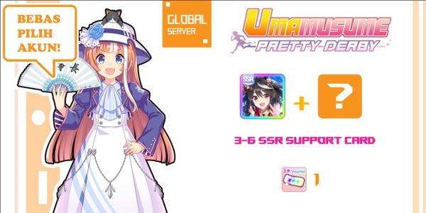 Uma Musume Pretty Derby Global | Varian Starter Kitasan + Super Creek/Fine Motion + 3-6 SSR