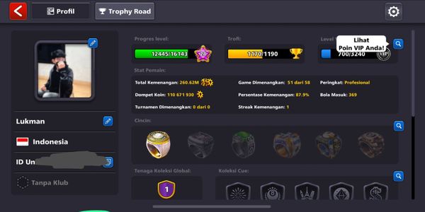 8BP Account 100M Coins + Cash (Ready to Use)