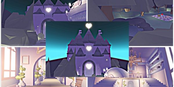 Buy Others Pink Princess Castle - Glitch Tiny House Adopt Me Trading ...