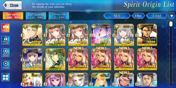 Starter NA Kama Avenger + Altria Caster NP 2 + Oberon + Achilles