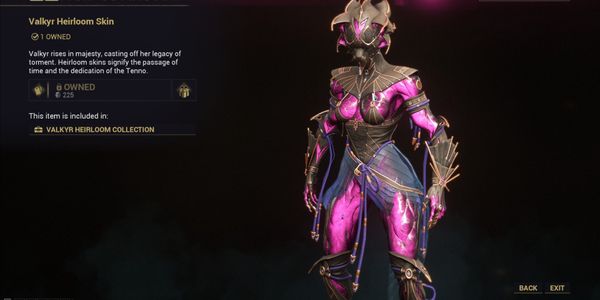 Warframe Heirloom [Valkyr]