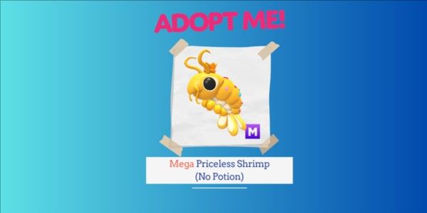 Mega Priceless Shrimp (No Potion) Adopt Me