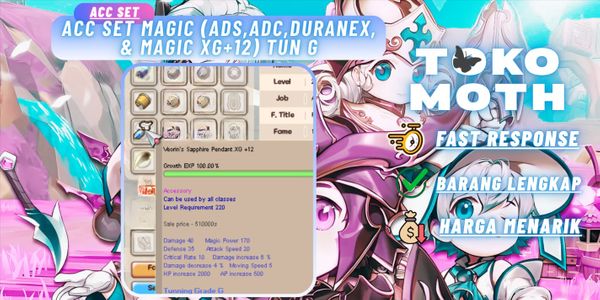 Buy Accessory Acc set Magic (ADS, ADC, DURANEX, & magic XG+12) Tun G ...