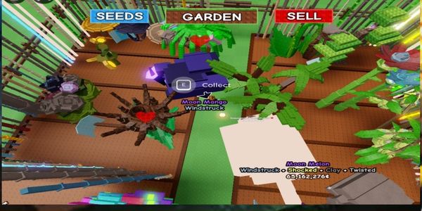 Akun Grow A Garden | Moon Mango + Moon Melon | Ready to Harvest | Bonus Many Pets