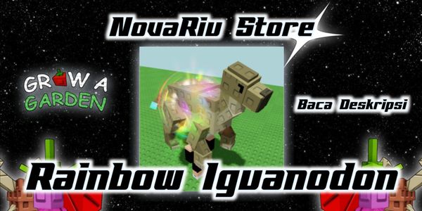 Rainbow Iguanodon | Grow A Garden