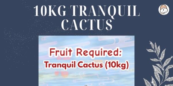 10kg Tranquil Cactus - Grow A Garden