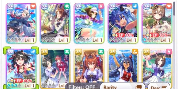 (GLOBAL) Uma Musume Pretty Derby | Akun Starter Kitasan LB3 + Fine Motion + 4 SSR