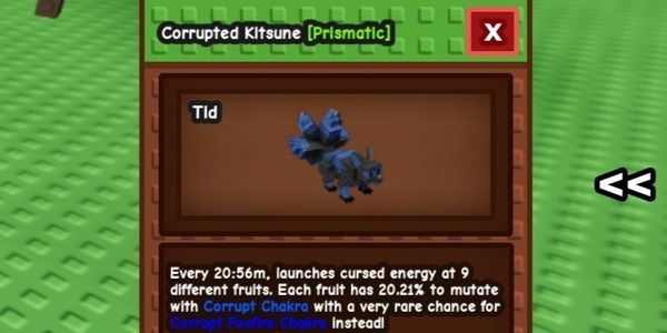 Corrupted Kitsune - Grow A Garden