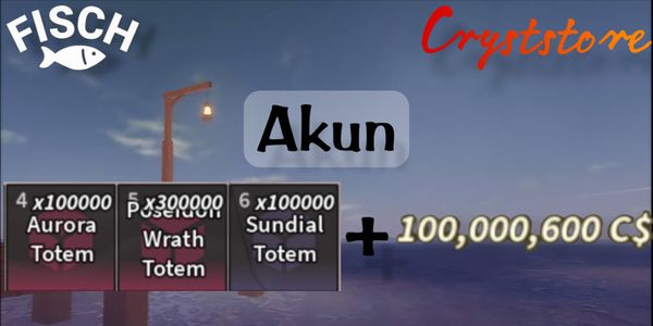 Akun 100k Aurora + 100k Sundial + 300k Poseidon + 100m C$