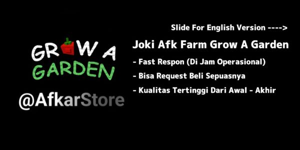 Joki Afk Farm | Grow A Garden