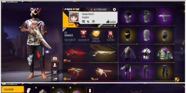 Free Fire Sultan Account Level 67