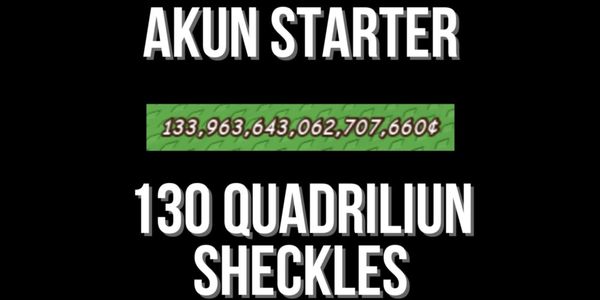 ACCOUNT STARTER 130 QUADRILLION+ SHEKELS - GROW A GARDEN