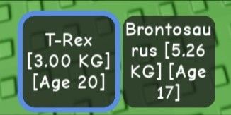 T-Rex And Brontosaurus