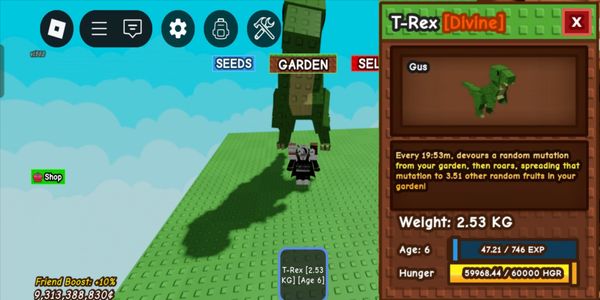 Trex | T-rex | Grow A Garden