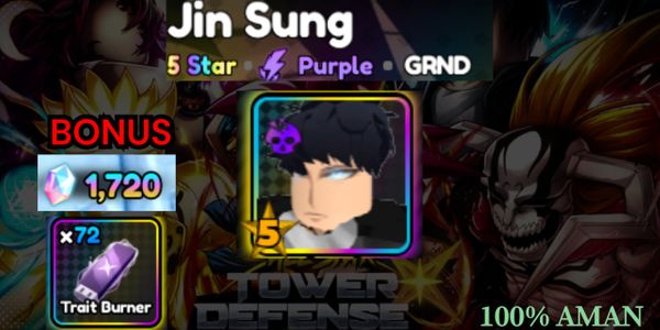 Akun Starter CORRUPTED Jin Sung (SJW) I All Star Tower Defense X