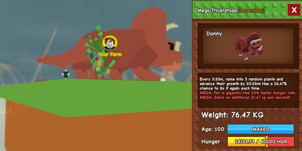 MASSIVE Big Huge Mega Titan Triceratops Age 100 70KG+
