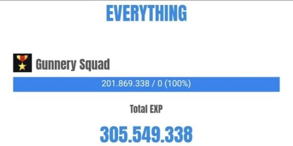 GUNNERY 300 MILLION EXP