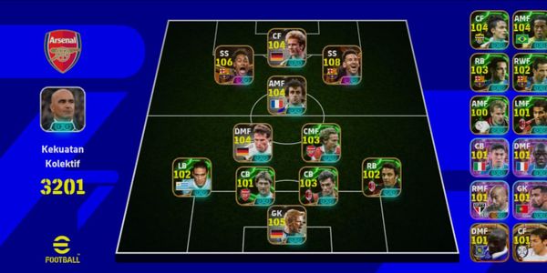 Akun eFootball Spek Tournament x Full Epic Booster GG x Full POTW GG dan Langka x Full Pelatih Booster