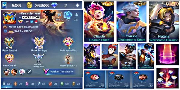 [ML ACCOUNT] CHEAP GG ACCOUNT #1 - MOBILE LEGENDS