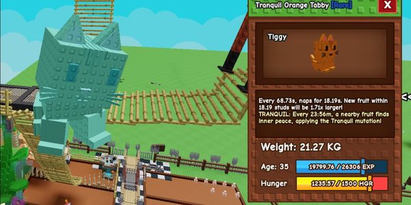 Tranquil Orange Tabby Weight According to Picture - Grow a Garden