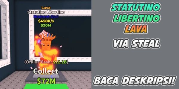 Statutino Libertino Lava (Brainrot God) | Steal A Brainrot