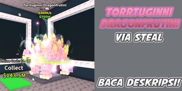 Buy Item Torrtuginni Dragonfrutini (secret) | Steal A Brainrot Steal A ...