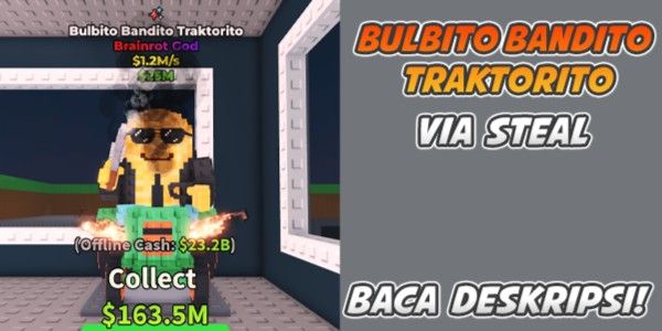 Bulbito Bandito Traktorito (Brainrot God) | Steal A Brainrot