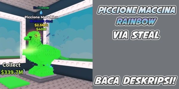 Piccione Macchina Rainbow (Brainrot God) | Steal A Brainrot