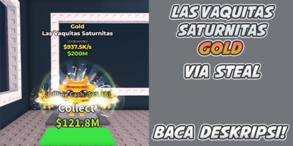 Las Vaquitas Saturnitas Gold (Secret) | Steal A Brainrot