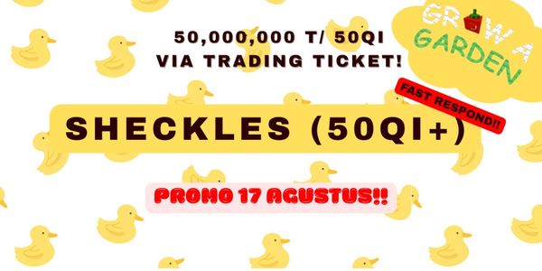Sheckles 50 QI (5000 Q) | Grow A Garden