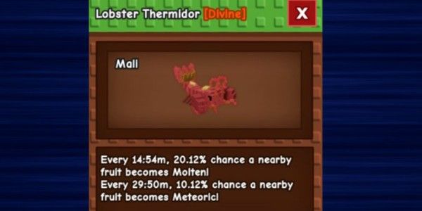 Lobster Thermidor - Grow A Garden